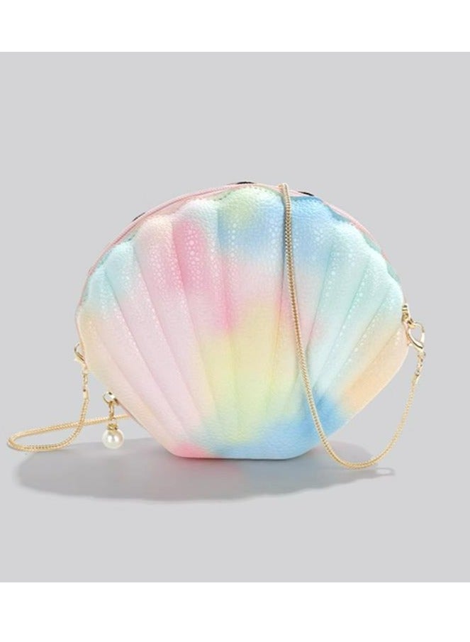 Colorful mini shell bag, high-end chain bag - Image 1